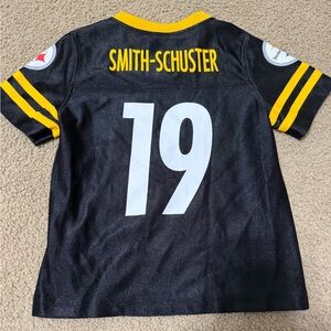 Pittsburgh Steelers JuJu Smith-Schuster #19 Kids 3T Jersey - Black/Yellow NFL